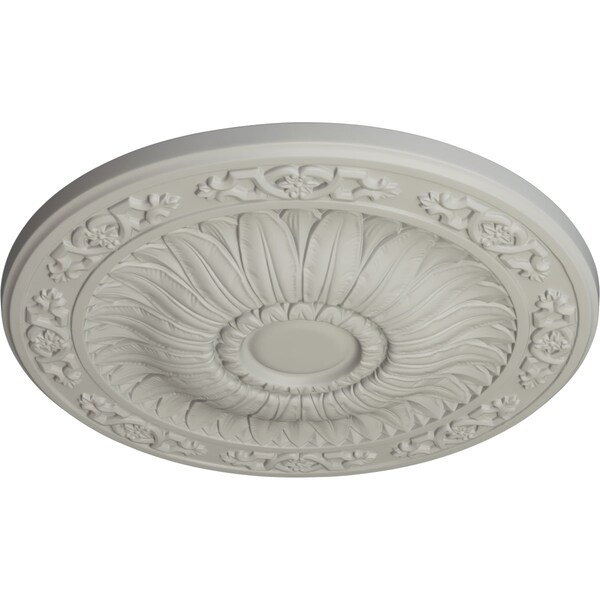 Lunel Ceiling Medallion (Fits Canopies Up To 3 3/4), Hand-Painted Pot Of Cream, 20 1/4OD X 1 1/2P